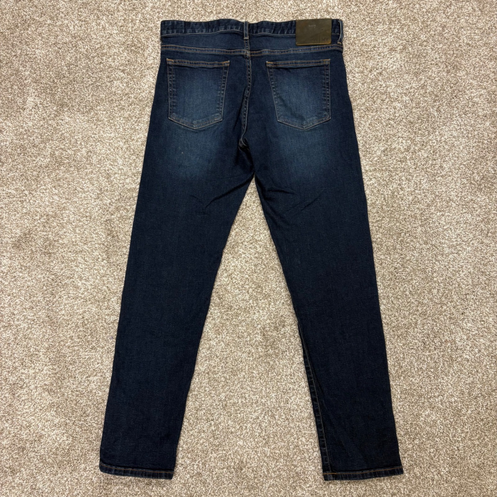 Peter Manning Nyc Johnny Jeans Slim Fit Mens 32x29 Dark Wash Stretch Denim — image 3 of 8